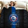 Arema FC Print Flannel Blanket High Quality Warm Comfortable Cover for All Seasons Perfect for Gifts Home Decor