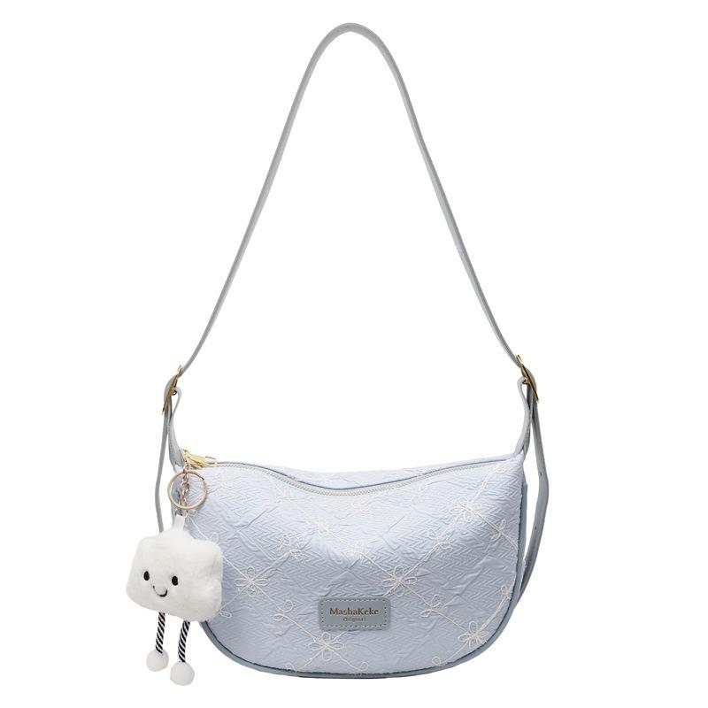 Popular Dumpling Bag Women's New Fashion Versatile Shoulder Bag Casual Commuter Messenger Bag