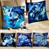 Shadow Milk Cookie Anime Pillow Case Fashion Square Pillowcase Bedroom Sofa Room Ins Decoration Leisure