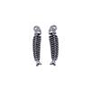 Fish Bone Charms Multi Color Alloy Pendants For Ocean Themed DIY Jewelry Accessories