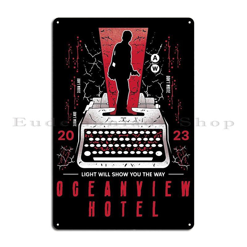 003 Alan Wake 2 90-tals Skräckspel Skriv inte Alan Wake på The Taken Metallplakett Biografplaketter Design Grotta Plåtskylt Poster