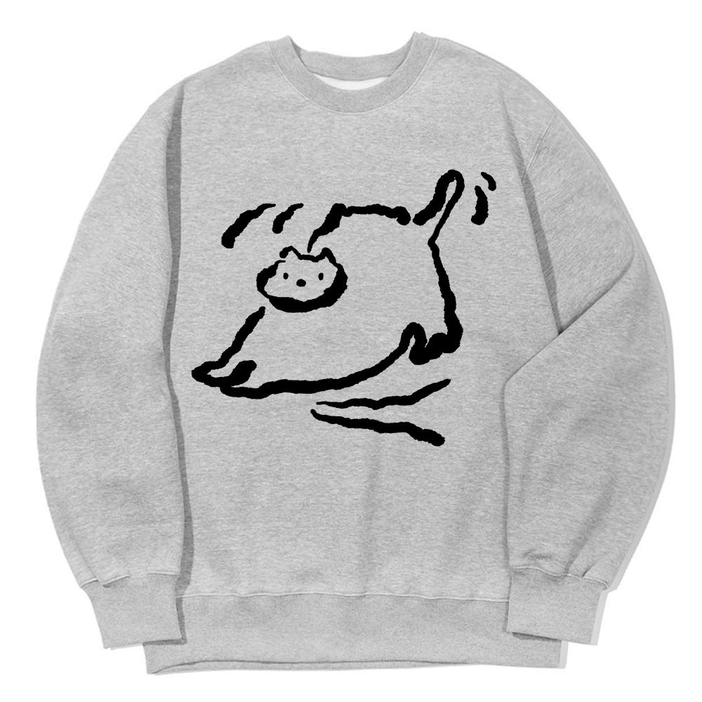 AWESOMEUS Stretching Line Cat Shirts_3 Color