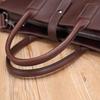 Crazy Horse Leather Unisex Business Messenger & Shoulder Bag – Retro Computer Briefcase