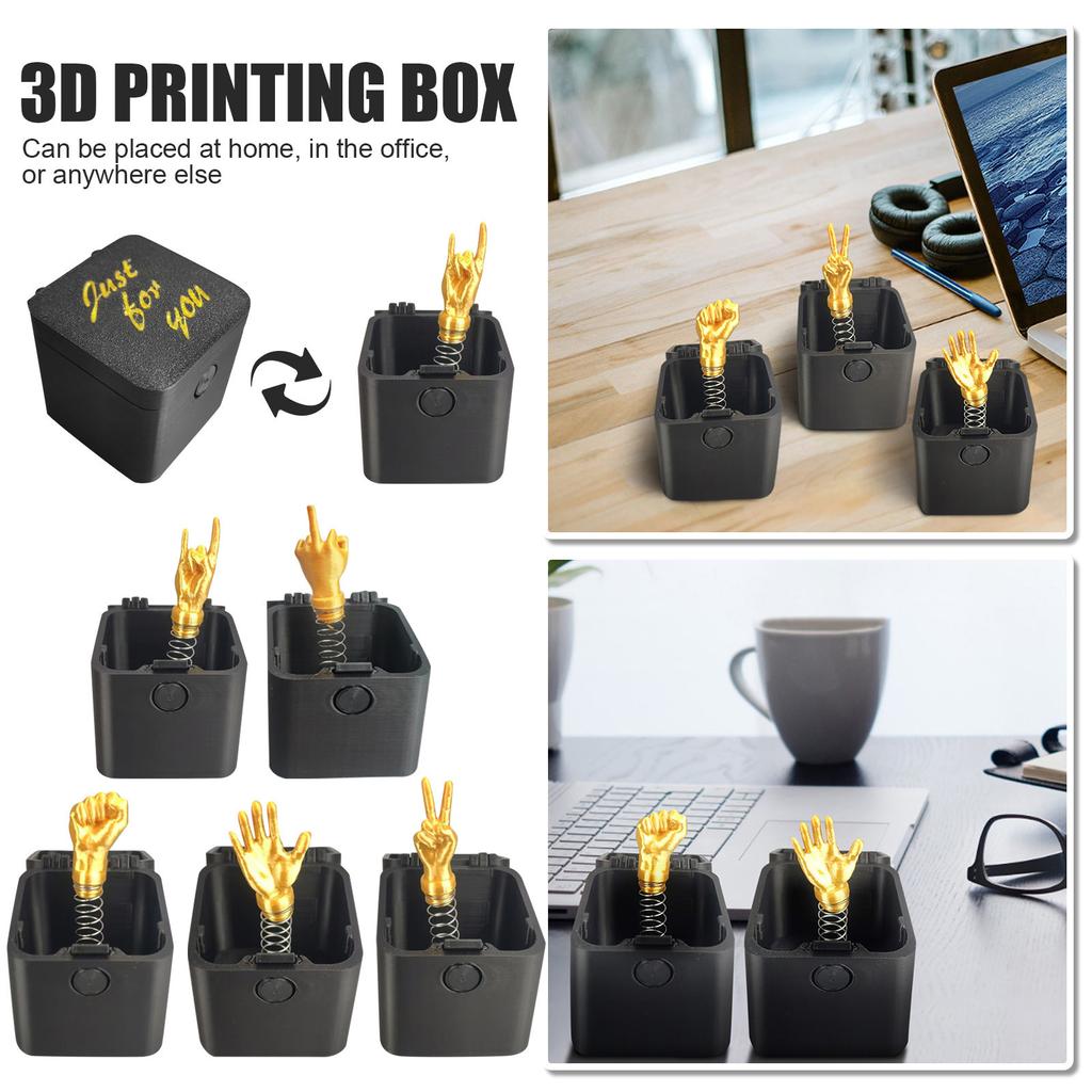 Scatola regalo divertente mobile stampata in 3D, scatola regalo divertente mobile, decorazione della scatola regalo divertente stampata in 3D, antistress, scatola regalo divertente