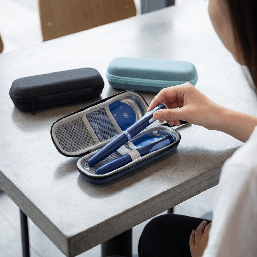 EVA Insulin Cooling Bag Waterproof Insulin Vial Storage Case Carry-on Pill Protector Travel