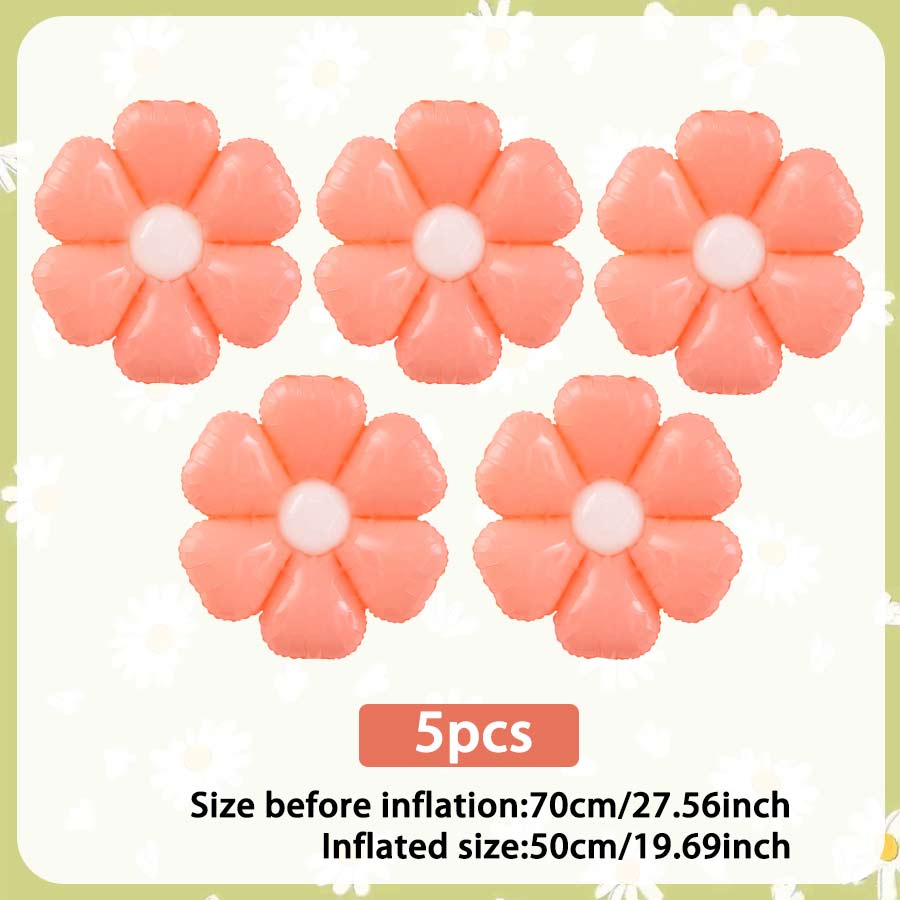 Candy Daisy Flower Balloon Sunflower Theme Aluminum Foil Balloon Birthday Party Shower Wedding Decoration Flower Balloon