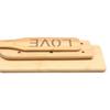 Heart-Shaped Bamboo Hand Clappers: Erotic Flirting & Whipping Tools