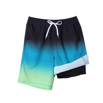 Pantaloni scurți de vară pentru copii 4-16 ani, cu uscare rapidă, respirabili, cu șnur, pentru plajă