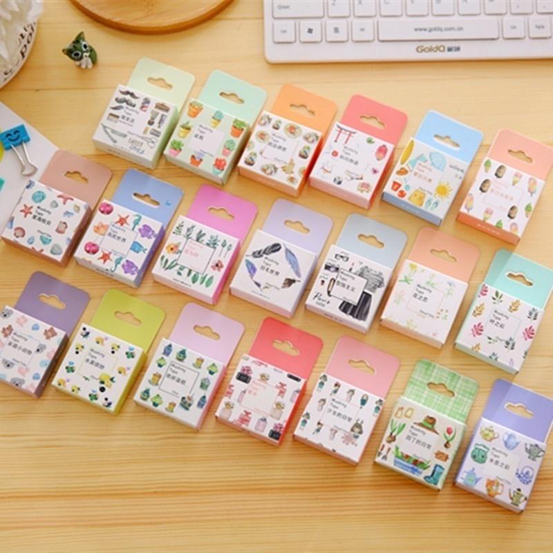 1 Pcs Printing Washi Tape Roll Decorative Sticky Paper Masking Tape Adhesive