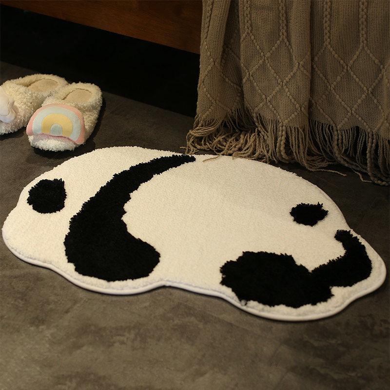 Cartoon Animal Absorbent Non-slip Mat In Bathroom Soft and Thick Foot Mat In Bedroom Door Imitation Cashmere Mat In Bathroom