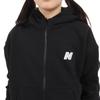 New Balance Kids Sweatshirt Heavyweight Sweat Full Zip Hoodie ABT35150 BK 130 (Black)