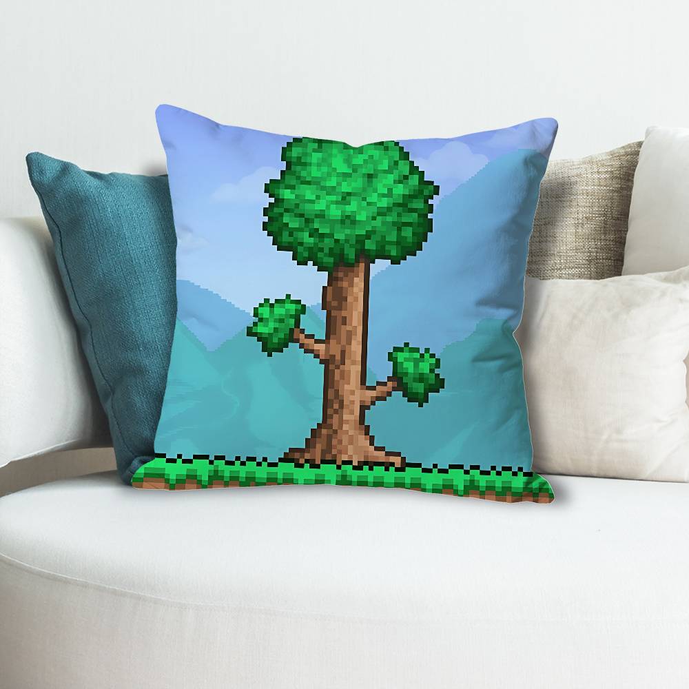 Hot Game TTerrariaS Various Sizes Square Pillow Case For Car Home Bedchamber Decor Custom Valentine Gift