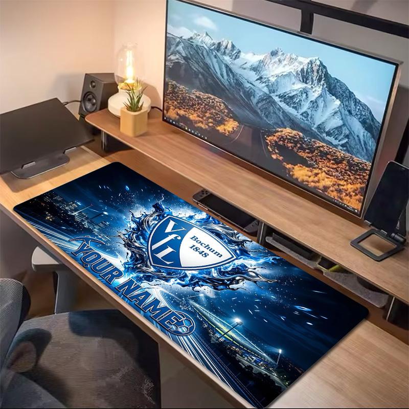 VfL Bochum 1848 Print Cushion Non-slip Laptop Tablet Big Mousepad XXL Mat Mini PC Playmat With Lock edge