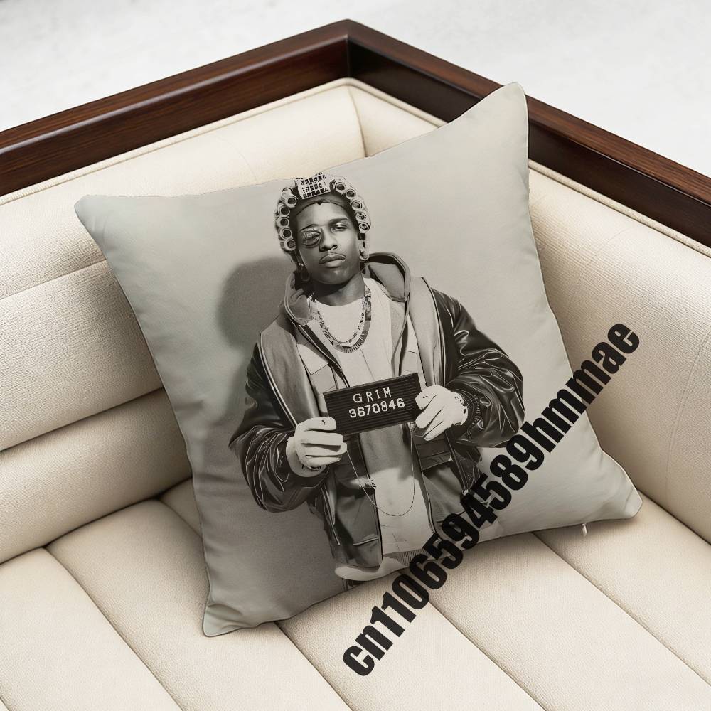 For A-A$Ap Rocky Dont Be Dumb A-Asap Throw Pillow Case Sham 45X45Cm 40X40Cm Square Car Pillowcase Pad Cushion Cover