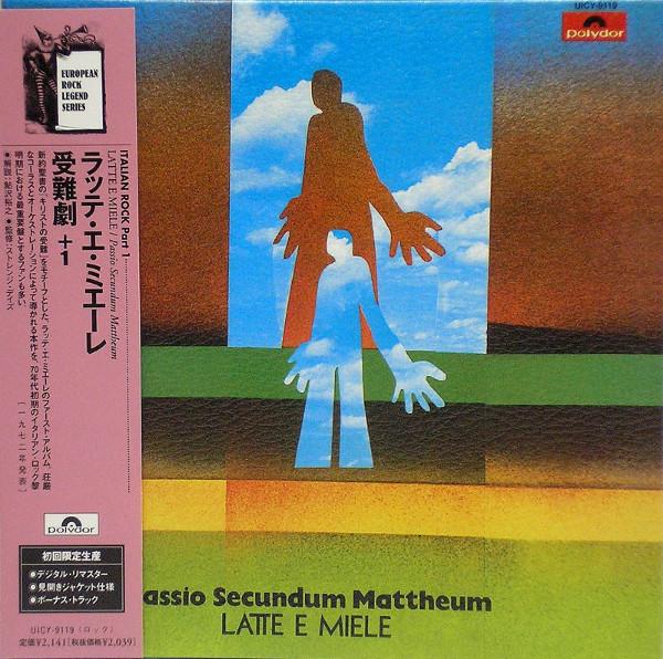 

CD LATTE E MIELE - Passio Secundum Mattheum (Paper Sle UICY9119 POLYDOR 2001 Japan ObiRock Used