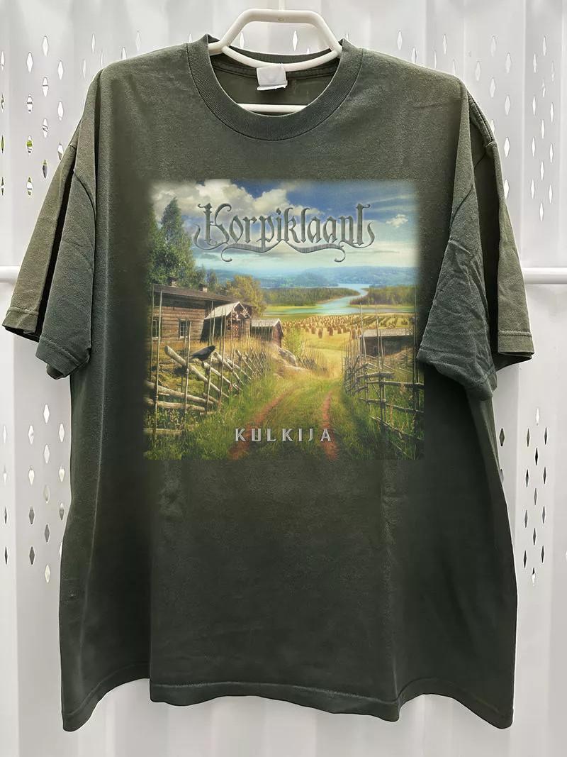 Collection Korpiklaani Kulkija Album Band Tour T-shirt Full Size S-5XL TU1752 S