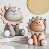 Lion Money Box Lovely Cartoon Coin Banks Children Piggy Banks Gift Saving Box Animal Figurine for Living Room Home Decor