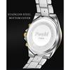 POSHI New Watch Watch Men's Fashion Business Steel Strap Quartz Watch