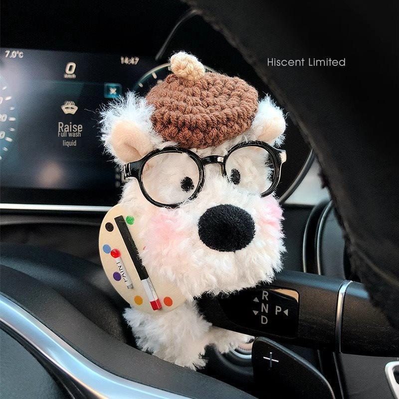 Plüsch Blinkerhebel Puppe - Auto Innenraum Ornament und Scheibenwischer Dekoration