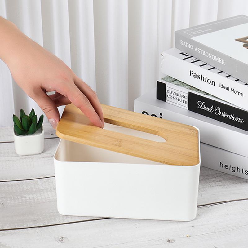Nordic Simple White Tissue Box for Home or Office Decor