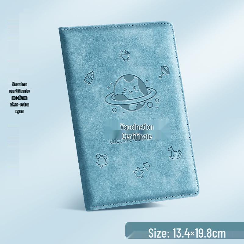Zodiac Leather Vaccine & Birth Certificate Protective Cover 2025