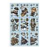 Yousheng 9 Sheets/Set Christmas Window Cling Removable Waterproof PVC Winter Merry Christmas Static Glass Sticker Holiday Party Decoration Decal