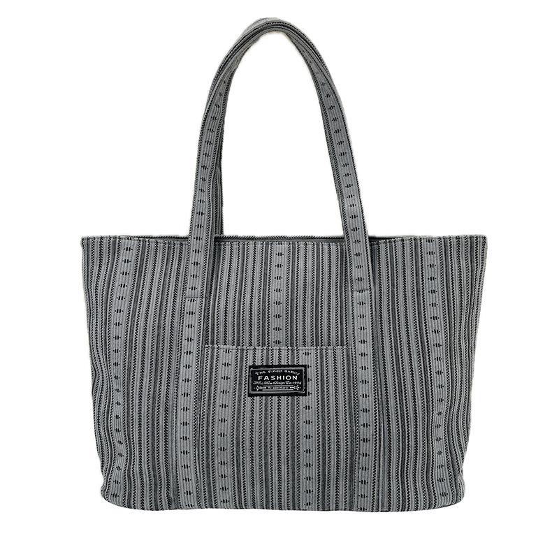 Stofftasche mit großer Kapazität, Damentasche, Herbst und Winter, neue Einkaufstasche für Pendler, Ins College-Studentenklasse, Ein-Schulter-Handtasche