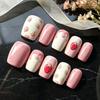 Japan-Korea Cute Wearable Pink Short Nails | High-Grade Detachable Nail Tips