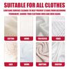 Dry Clothes Stain Removal Wipes Disposable Laundry Cleaner for Oil Grease Food Wine Stains Daily Outdoor Use