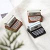 Retro Wooden Typewriter Memo Clip Vintage Desk Place Card Holder 1 Pc