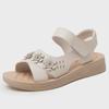 Mom's 2025 Neue rutschfeste Sandalen mit weicher Sohle für Frauen mittleren Alters – bequeme Sommerkleidung für draußen