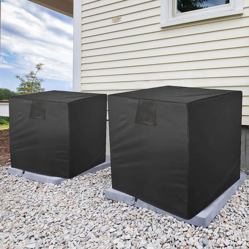 Waterproof Air Conditioner Cover For Exterior Unit Outdoor Central Square Cover Windproof And Rainproof