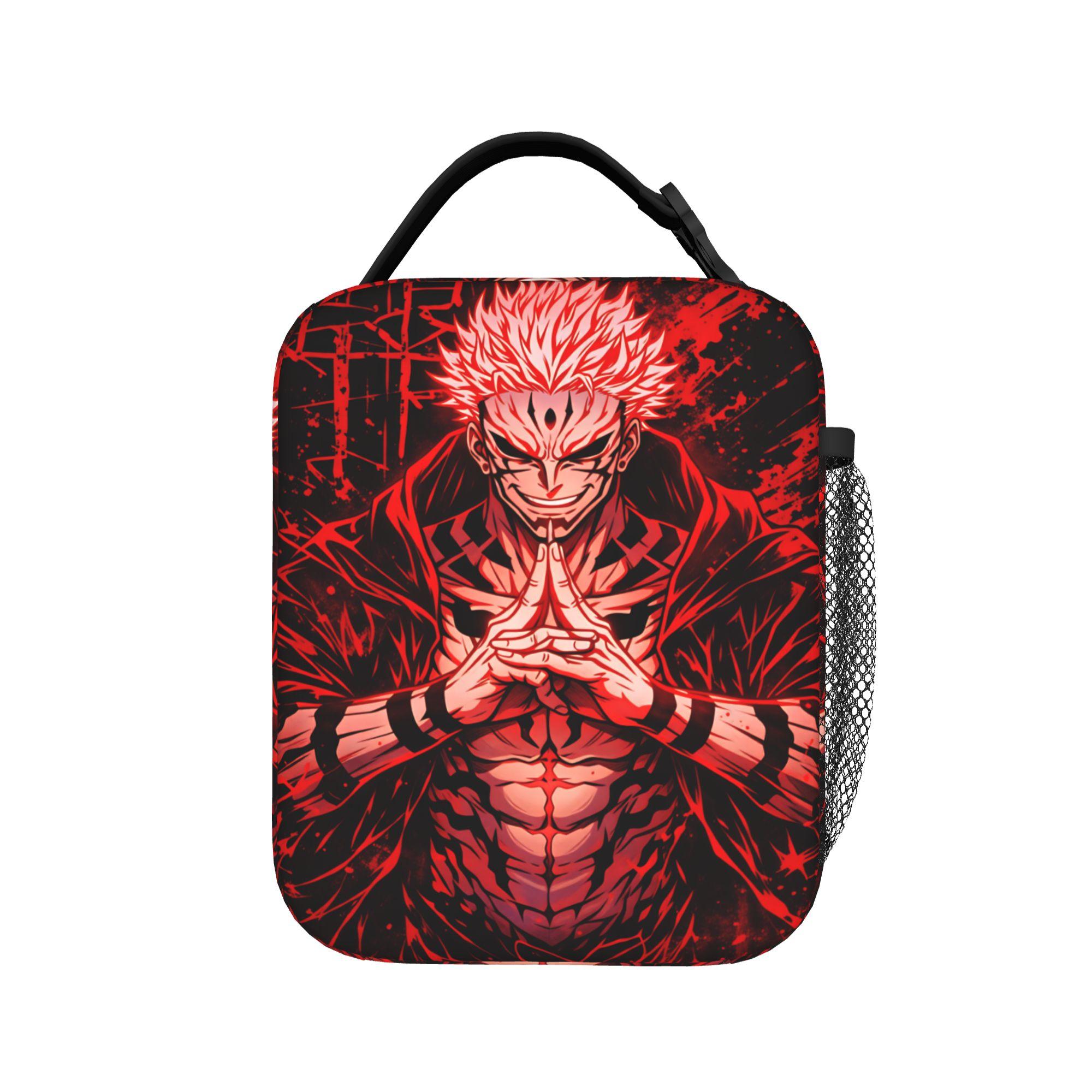 J-Jujutsus K-Kaisens Lunchtas Retro Lunchtrommel Voor Mannen School Koeltas Oxford Thermische Lunchtassen One Size