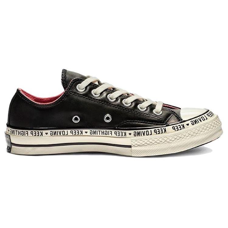 (WMNS) Converse Chuck 70 Low 'Love Graphic - Black' Women's 563473C