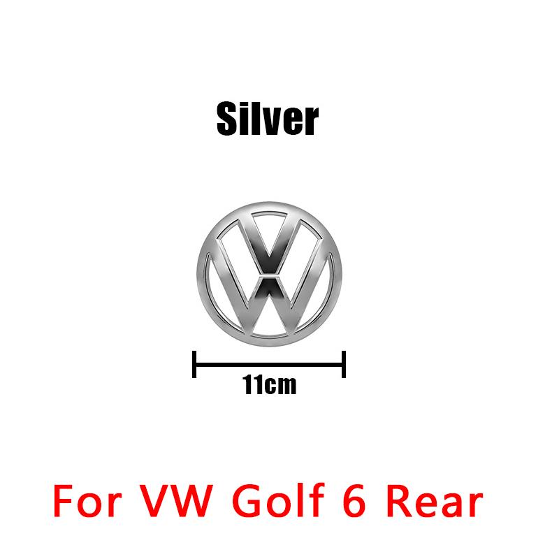

For VOLKSWAGEN VW Car 135mm 110mm Front Grill Emblem Rear Trunk Lid Badge For Volkswagen Golf MK6 2009 2010 2011 2012 Replacemen For VW Golf 6