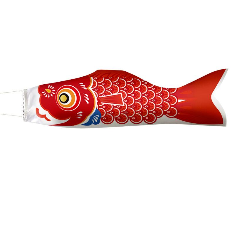 40/70/94cm Japanese Carp Flag Windsock Hanging Fish Flag Kite Colorful Wind Socks Home Garden Decoration