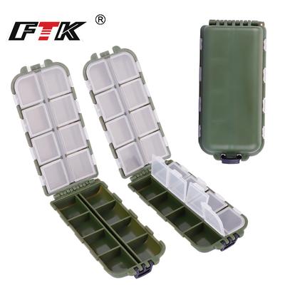 Scatola Portaoggetti per Testine Piombate Lua Scatola per Accessori da Pesca Scatola per Accessori da Pesca Scatola Porta Ami da Pesca Accessori per Attrezzatura da Pesca