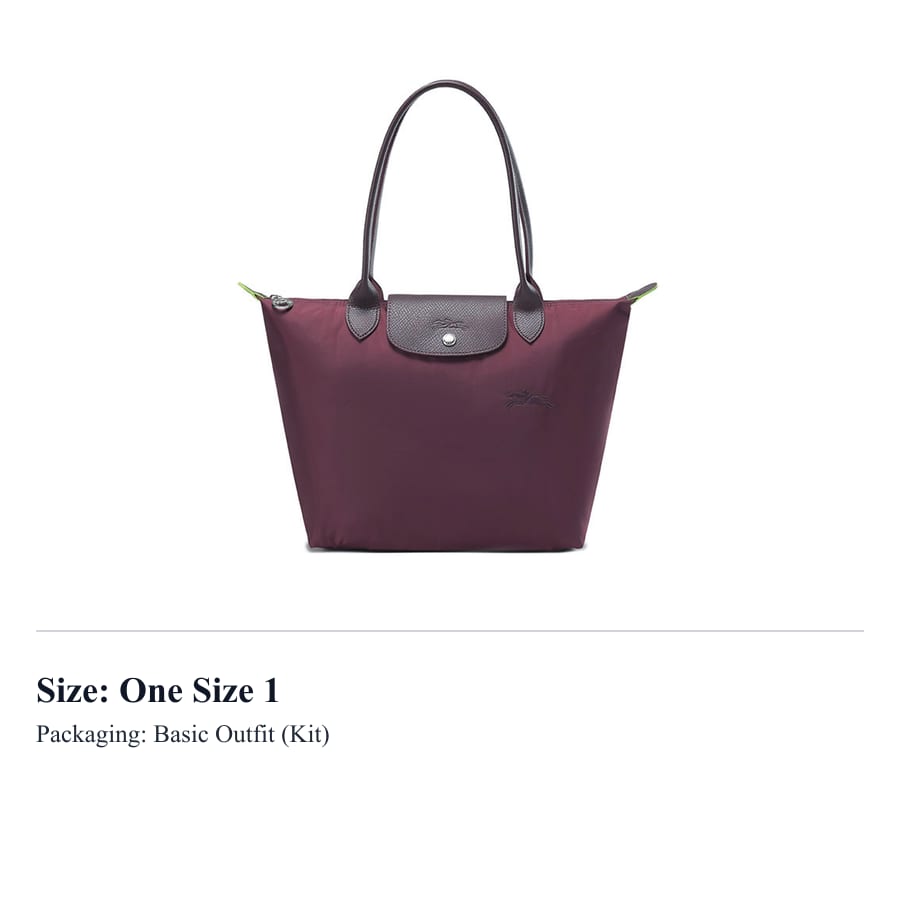 LONGCHAMP Pārstrādāta Audekla Soma ar Ādas