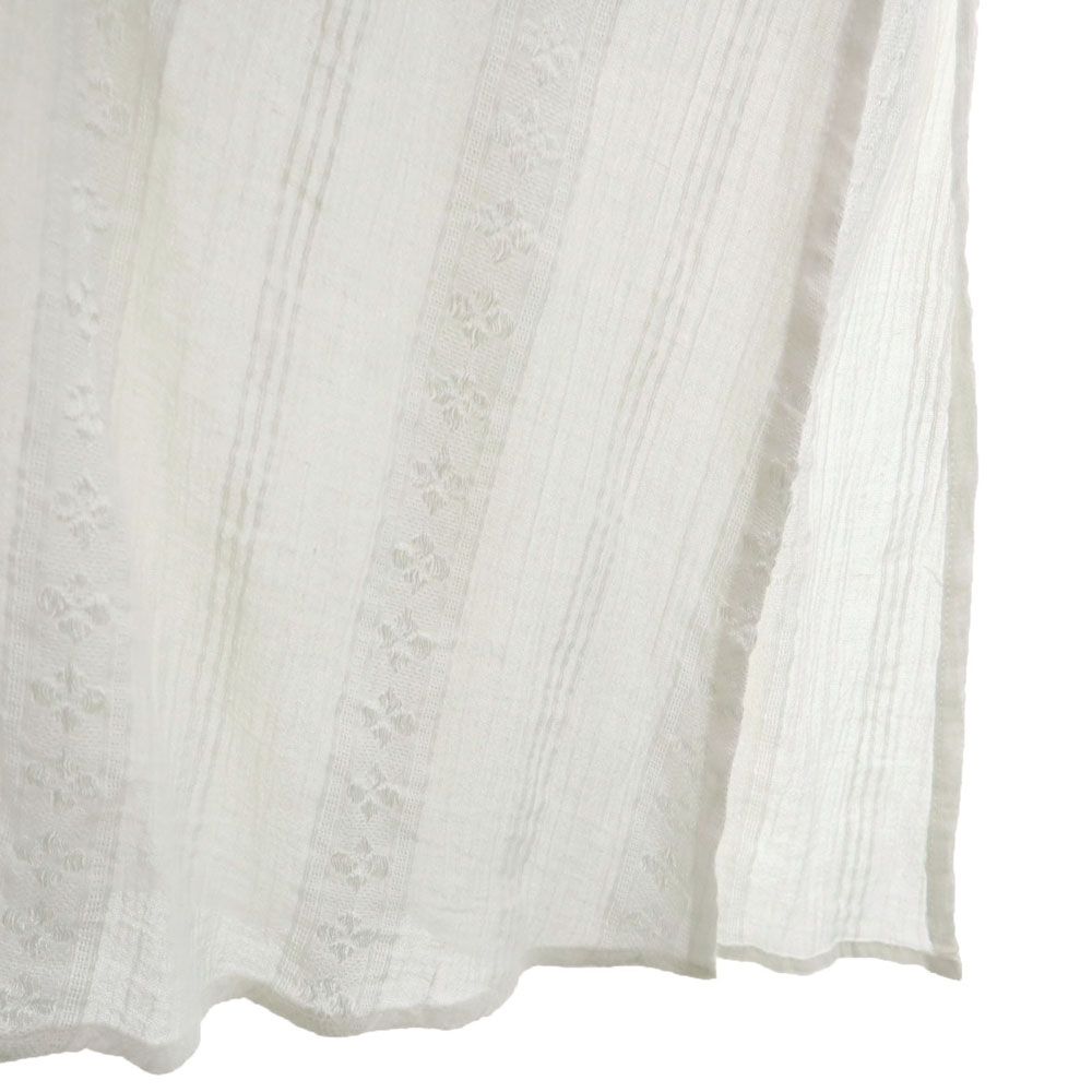 Unused GRACE CLASS Long Sleeve Frill Lace Long Dress 2-36 White Thin Women Used