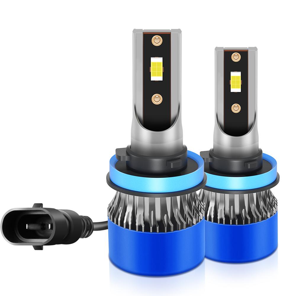 Car LED Headlamp Auto Light Bulbs 20000LM High Lumens Canbus Error Free H8 H9 H11 With High Quality 3570 CSP Cooling Fan