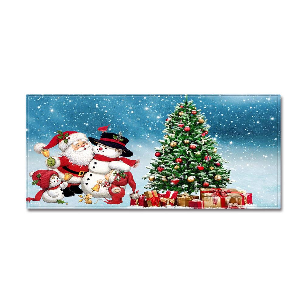 Christmas Kitchen Sand Carpet Doormat Long Floor Mat