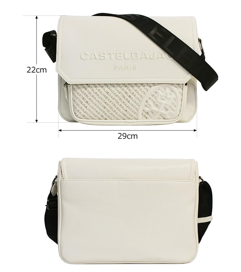 CASTELBAJAC B5 Shoulder Khaki Bag, Noa, Men's,