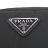 Excellent PRADA Pouch Triangle Logo Triangle Plate Shoulder Mini Cargo Used