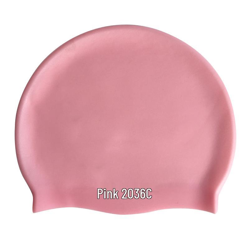 60g Unisex Silicone Swim Cap: Adult Fashion, Waterproof, Ear Protection, Pure Color
