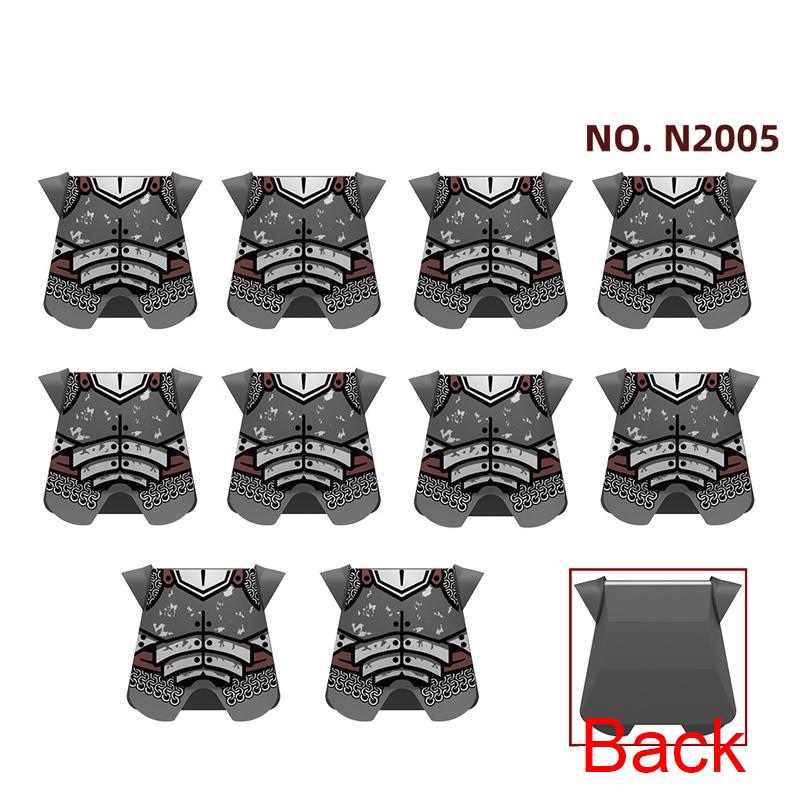 Military Building Blocks Medieval Solider Knights Accessories Shoulder Armor Model Vest Mount Flag Shield Horse Sword Bricks MOC