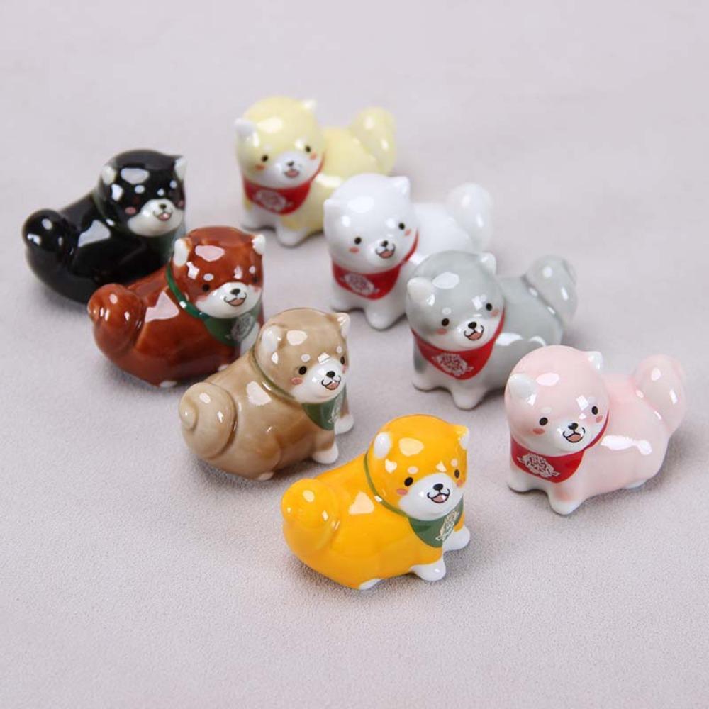 Dog Shape Chopstick Rest Cartoon Spoon Rack Holder Practical Table Decor  Decor