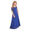 Blumenmädchen Kleid Partykleid Hochzeit Kommunion Abend Ball Ball Abendkleid Lange Kleider