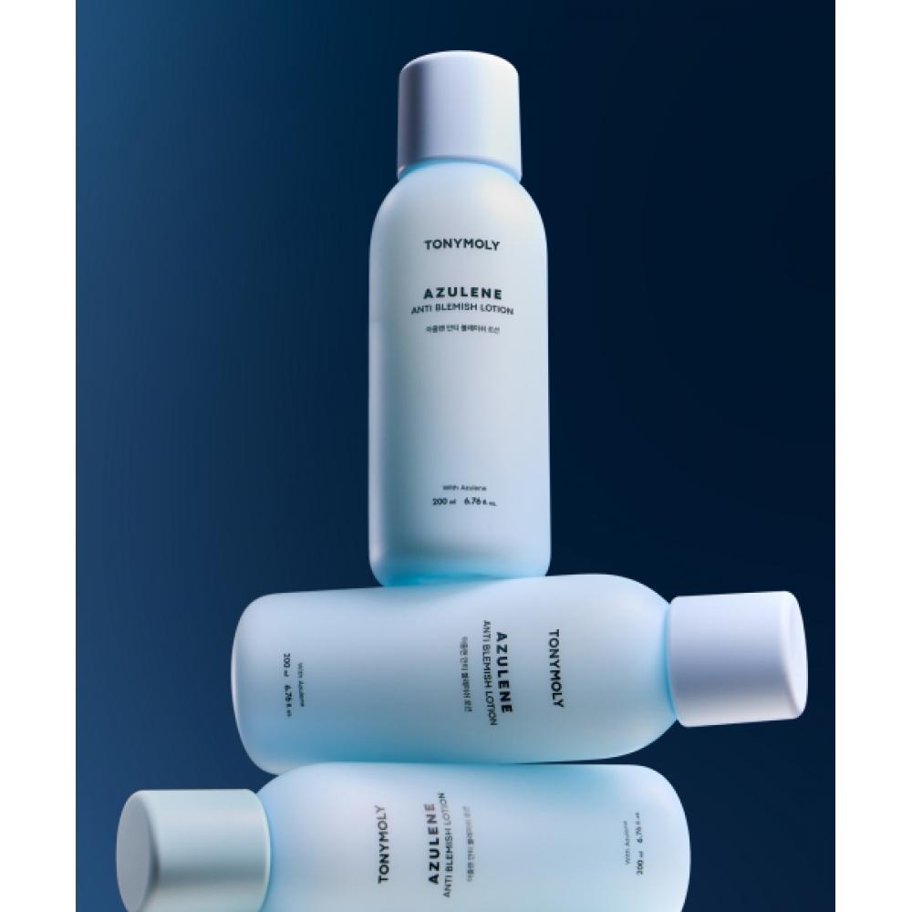 Tonymoly Azulene Anti Blemish Acne Foam Cleanser+toner Or Lotion  150ml+200ml 