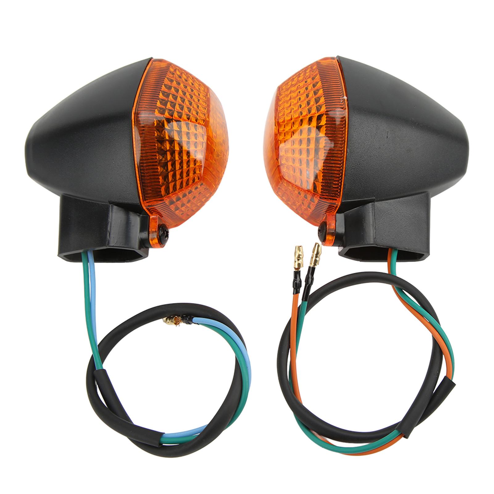 

2pcs Motorcycle Front Rear Turn Signal Lights Indicator Lamp Replacement for Suzuki DL 1000 650 VStrom темно-коричневого кольору