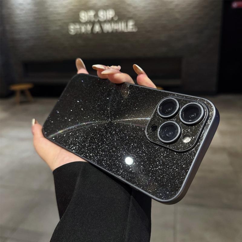 CD Texture Laser For Magsafe Lens Protector Case For iPhone 17 Air 16 15 14 13 12 Pro Max Wireless Charge Glitter Cover